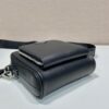 Prada Leather shoulder bag with pouch