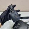 Prada Leather shoulder bag with pouch