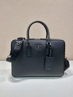 Prada Saffiano Leather Briefcase