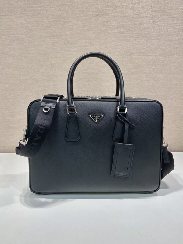 Prada Saffiano Leather Briefcase