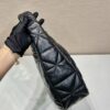 Prada Large Topstitched Nappa-leather Bag