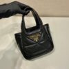 Prada Small Nappa-leather Tote Bag With Topstitching