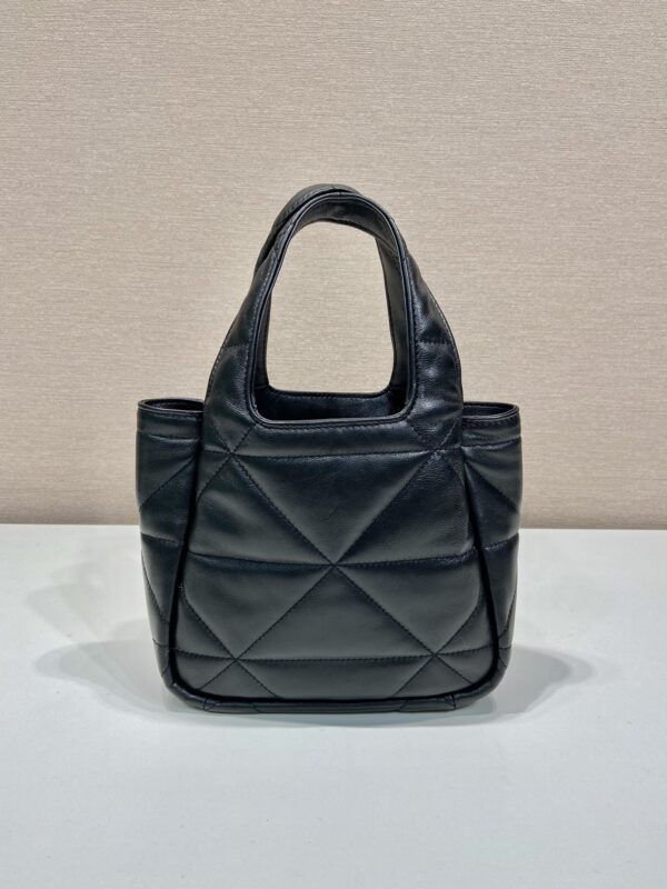 Prada Small Nappa-leather Tote Bag With Topstitching