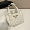 Prada Small Nappa-leather Tote Bag With Topstitching