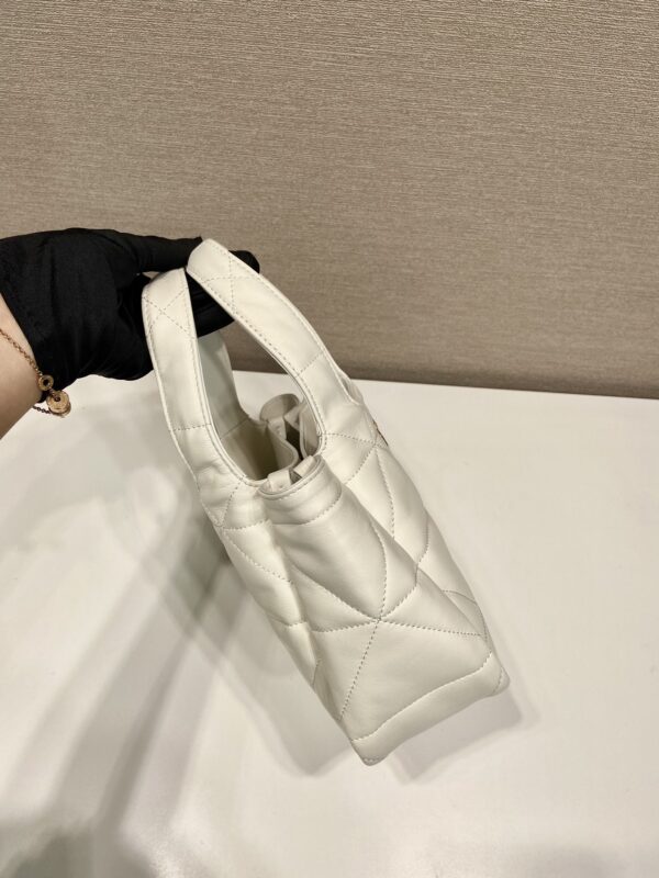 Prada Small Nappa-leather Tote Bag With Topstitching
