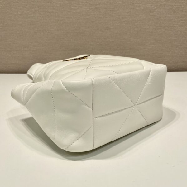 Prada Small Nappa-leather Tote Bag With Topstitching