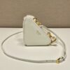 Prada Shearling and Saffiano Leather Mini-pouch