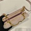 Prada Shearling and Saffiano Leather Mini-pouch