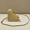 Prada Shearling and Saffiano Leather Mini-pouch
