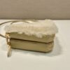 Prada Shearling and Saffiano Leather Mini-pouch