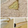 Prada Shearling and Saffiano Leather Mini-pouch