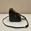 Prada Shearling and Saffiano Leather Mini-pouch