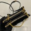 Prada Shearling and Saffiano Leather Mini-pouch