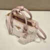Prada Galleria Saffiano Shearling Top-Handle Bag