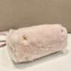 Prada Galleria Saffiano Shearling Top-Handle Bag