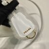 Prada Galleria Saffiano Shearling Top-Handle Bag