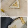 Prada Galleria Saffiano Shearling Top-Handle Bag
