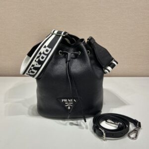 Prada Leather Bucket Bag