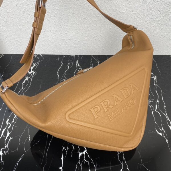 Large Leather Prada Triangle Bag