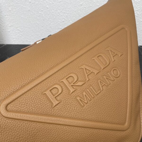 Large Leather Prada Triangle Bag