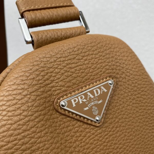 Large Leather Prada Triangle Bag