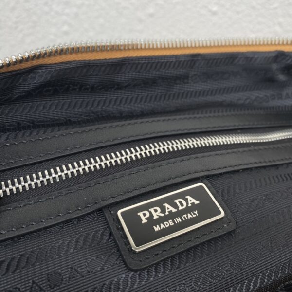 Large Leather Prada Triangle Bag