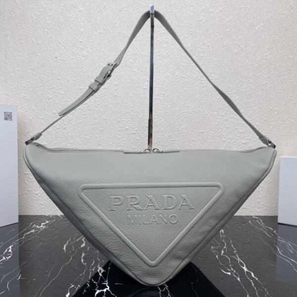 Large Leather Prada Triangle Bag