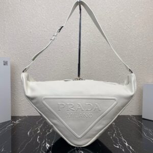 Large Leather Prada Triangle Bag