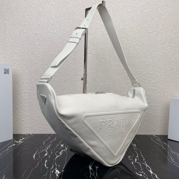 Large Leather Prada Triangle Bag