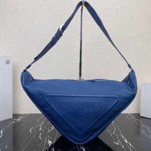 Large Leather Prada Triangle Bag