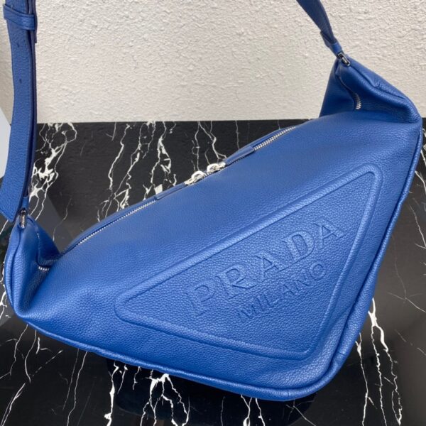 Large Leather Prada Triangle Bag