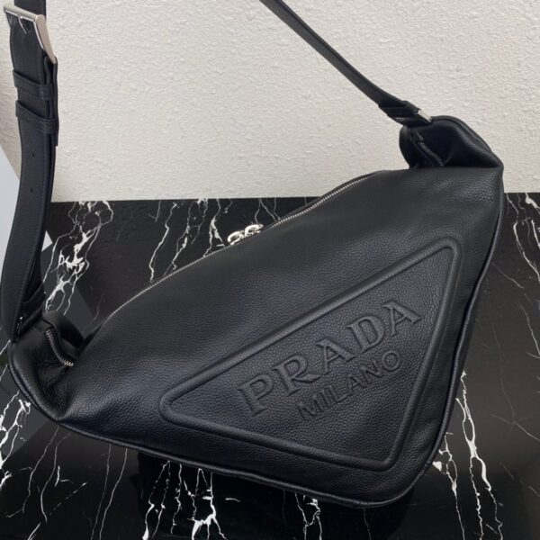 Large Leather Prada Triangle Bag