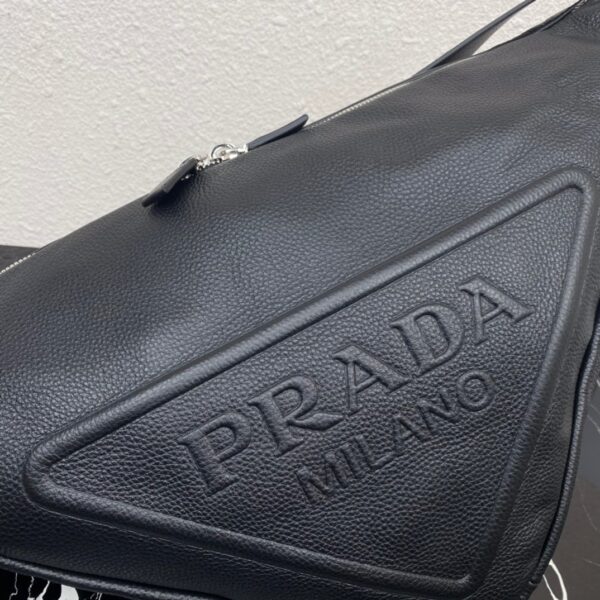 Large Leather Prada Triangle Bag