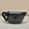 Prada Black Leather Belt Bag