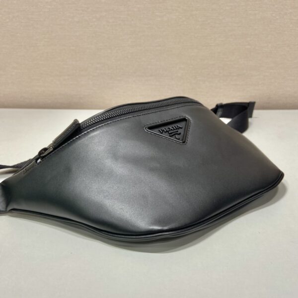 Prada Black Leather Belt Bag
