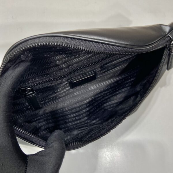 Prada Black Leather Belt Bag