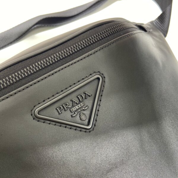 Prada Black Leather Belt Bag