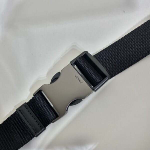 Prada Black Leather Belt Bag
