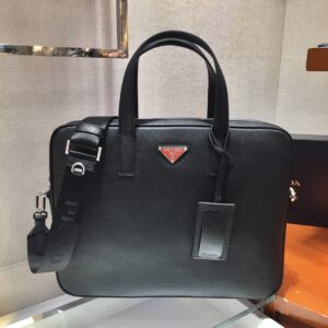 Prada Saffiano Leather Work Bag