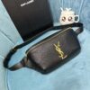 YSL CASSANDRE CLASSIC BELT BAG IN GRAIN DE POUDRE EMBOSSED LEATHER