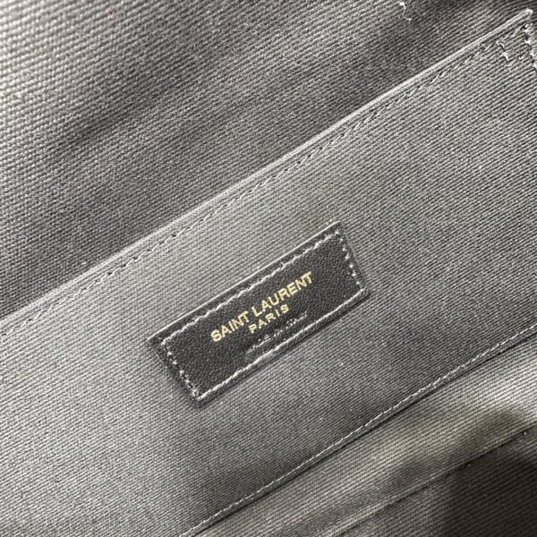 YSL CASSANDRE CLASSIC BELT BAG IN GRAIN DE POUDRE EMBOSSED LEATHER