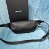YSL CASSANDRE CLASSIC BELT BAG IN GRAIN DE POUDRE EMBOSSED LEATHER