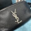 YSL CASSANDRE CLASSIC BELT BAG IN GRAIN DE POUDRE EMBOSSED LEATHER