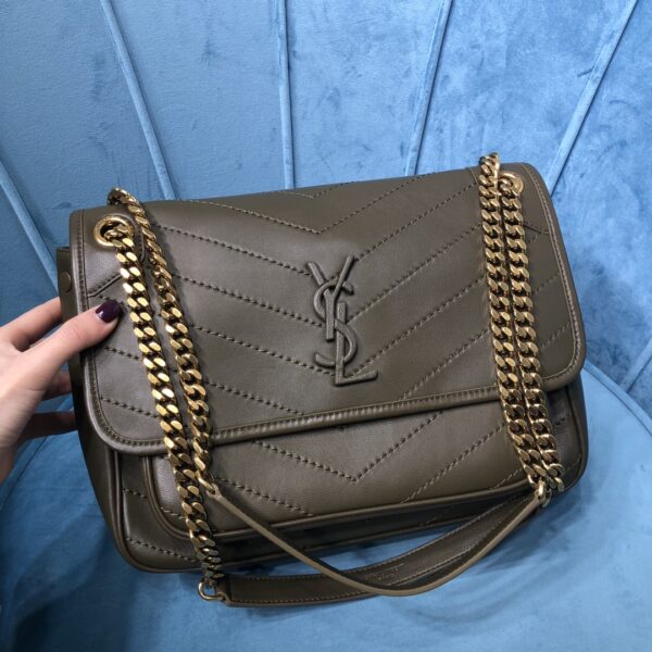YSL NIKI MEDIUM IN VINTAGE LEATHER