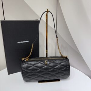 YSL SADE SMALL TUBE BAG IN QUILTED LAMBSKIN