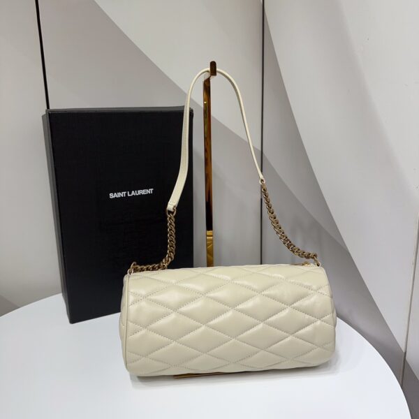 YSL SADE SMALL TUBE BAG IN QUILTED LAMBSKIN