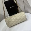 YSL SADE SMALL TUBE BAG IN QUILTED LAMBSKIN