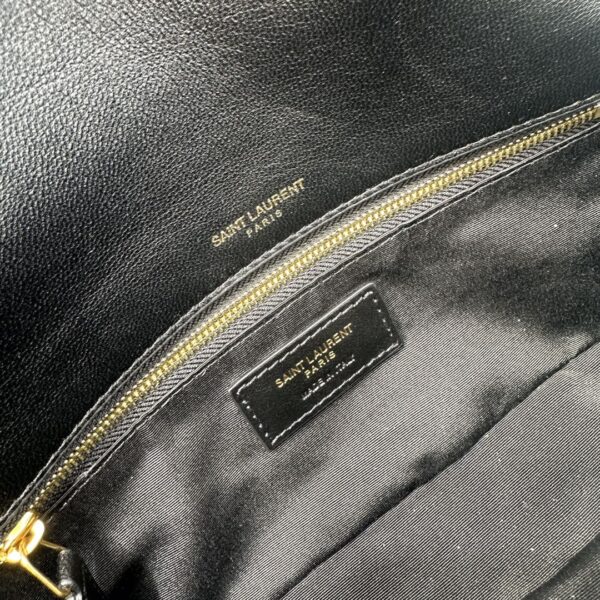 YSL CALYPSO IN PLUNGED LAMBSKIN