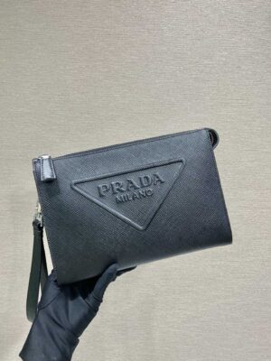 Prada Saffiano leather pouch