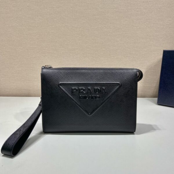 Prada Saffiano leather pouch